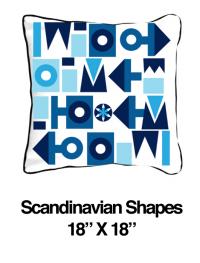 Scandinavian Shapes Blue (Temporarily Out of Stock)
